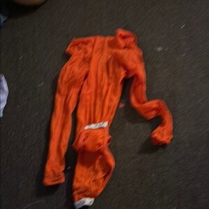 Vibrant Orange Long-Sleeve Top